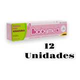 Kit 12 Pomada Para Assaduras Infantil Babymed Menina 45 G