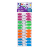 Kit 12 Pregadores Roupas Silicone Prendedores Varal Casamia