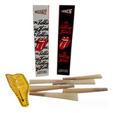 Kit 12 Sedas Cone Lion 8cm Enroladas Com Piteiras Stones Top