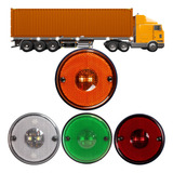 Kit 12 Sinalizador Lanterna Lateral 2 Led 12v 24v Caminhão 