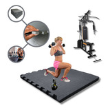 Kit 12 Tapete Piso Borracha Academia Crossfit Placa 50x50cm