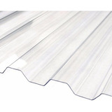 Kit 12 Telhas Policarbonato Greca - Cristal - 4,00m X 1,06m