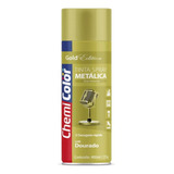 Kit 12 Tinta Spray Dourado Metálico 400ml Chemicolor