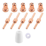 Kit 12 Un. Consumíveis Tocha Corte Plasma Cut50 Pro Euro