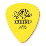Kit 12 Unidades Palheta Dunlop Tortex 0.73mm Guitarra Violão