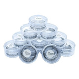 Kit 12 Unidades Tufos Cílios De Pote Tufinho Alongamento