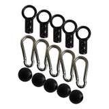 Kit 12mts Cabo Aço 1mosq8cm 1bolinha 1termarg 7roldanas100mm