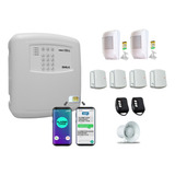 Kit 13 Central Alarme Alard Max 4 Cell Gsm Ecp Central De Alarme Residencial Comercial + Controles+ Sensores+ Sirene