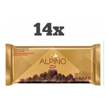 Kit 14 Barra Grande Chocolate Alpino