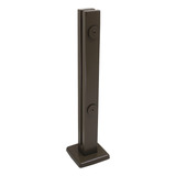 Kit 14 Coluna Torre Inox Retangular 50cm Guarda Corpo Bronze