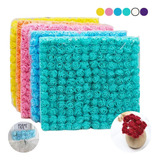 Kit 144 Mini Buque Rosa Flores Artificiais De Eva Decoração