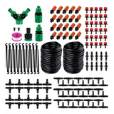 Kit 149 Pcs Irrigação Nebulização Gotejador Bicos + 30m Tubo