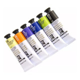 Kit 15 Cores Tinta Óleo Corfix Gr1 37ml - Pintura Tela Artes