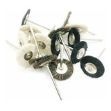 Kit 15 Escova De Cerdas P/micro Retifica Dremel