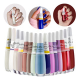 Kit 15 Esmaltes Impala Cores Nova Lançamento Diversos Tons