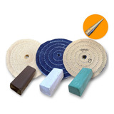 Kit 15 Esmeril - Polimento Inox Aluminio- Estetica,cutelaria