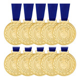 Kit 15 Medalhas Esportivas Aço Honra Ao Mérito Participação