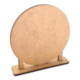 Kit 15 Mini Painel Mdf Cru Redondo 12cm Totem Caixa Cenario