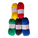 Kit 15 Novelos Lã Mollet 40g - Círculo Para Croche Trico