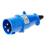 Kit 15 Plugue 2p+t 16a 200/250v Azul N3076 Steck