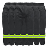 Kit 15-calça De Uniforme Brim Pesado - Com Faixa Refletiva
