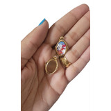 Kit 150 Medalhas São Jorge Simples Medalhinha 2cm Dourada
