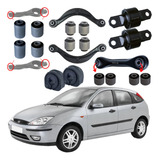 Kit 16 Buchas Suspensão Traseira Focus 1998 A 2008