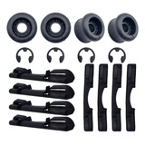 Kit 16 Pcs Deslize Calço Banco Fiat Palio 1999 2000 2001 02e