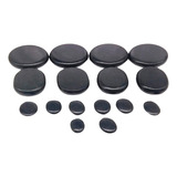 Kit 16 Pedras Quentes Basalto Vulcânico P/ Massagem