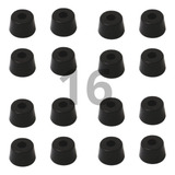 Kit 16 Pés De Borracha Pvc Grande P/ Caixa De Som, Case,