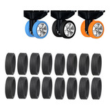 Kit 16 Rodinhas Para Mala De Viagem Dupla Substituição 360º.