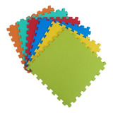 Kit 16 Tatames Tapetes Eva 100x100x1cm 10mm 1x1 Metro