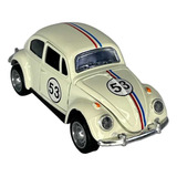 Kit 168 Carrinho Miniatura Fusca Ferro Herbie 53 Escala 1:32