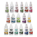 Kit 17 Cores Corante Gel Concentrado Comestível Alimentício