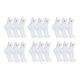 Kit 18 Pares Meia Lupo Cano Médio Masculina Atacado Original
