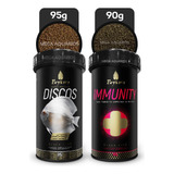 Kit 185g Ração Acará Disco Bandeira Poytara Discos Naturals