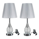 Kit 2 Abajur Luminária Mesa Quarto Sala Criado Mudo 42cm