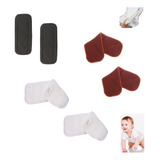 Kit 2 Absorventes Carvão Bebê + 2 Microfibra + 2 Fibra Café