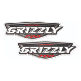 Kit 2 Adesivos Plastificados Yamaha Grizzly 700 Quadriciclo