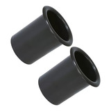 Kit 2 Aero Duto 3 Para Caixa D Som Acústica Preto Plástico