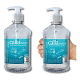 Kit 2 Álcool Gel 70% Válvula Pump 500ml Higienizante Mãos