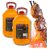 Kit 2 Álcool Gel Acendedor Bombona 5kg Churrasqueira Brasa