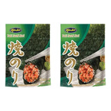 Kit 2 Alga Marinha Nori Yaki Sushi Kenko 27g 10 Folhas