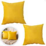 Kit 2 Almofadas Cheias Decorativa Suede 45 X 45cm