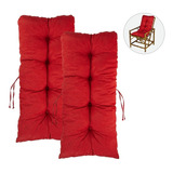 Kit 2 Almofadas Lisas P/ Cadeira E Sofa - Bambu E Vime
