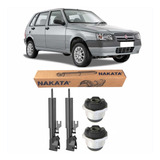 Kit 2 Amortecedor Traseiro Fiat Uno 97 98 99 Nakata + Kit