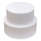 Kit 2 Andares Base Em Isopor P/bolo Fake/falso 25 E 20x10cm