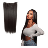 Kit 2 Aplique Alongamento Tic Tac Cabelo Fibra Orgânica Liso
