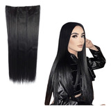Kit 2 Aplique Alongamento Tic Tac Cabelo Fibra Orgânica Liso