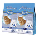 Kit 2 Areias Higiênicas Gatos Sílica Clumping Chalesco 1,8kg X 18kg De Peso Neto
